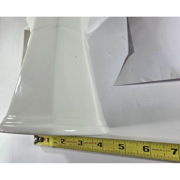 White Pitcher By Peppertree Tabletops Fine Porcelain modern contemporary neutral - Picture 8 of 8